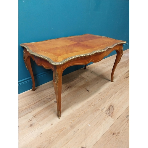 177 - Early 20th C. kingwood coffee table. {52 cm H x 92 cm W x 52 cm D}.