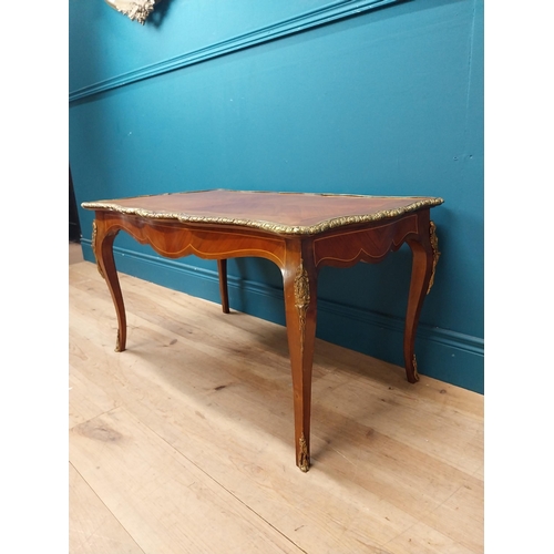 177 - Early 20th C. kingwood coffee table. {52 cm H x 92 cm W x 52 cm D}.