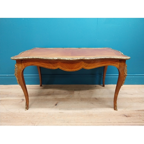 177 - Early 20th C. kingwood coffee table. {52 cm H x 92 cm W x 52 cm D}.