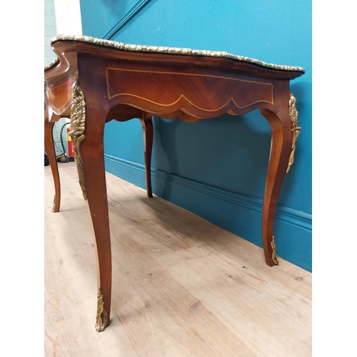 177 - Early 20th C. kingwood coffee table. {52 cm H x 92 cm W x 52 cm D}.