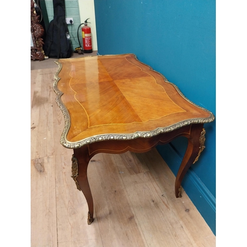 177 - Early 20th C. kingwood coffee table. {52 cm H x 92 cm W x 52 cm D}.