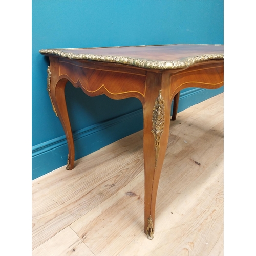 177 - Early 20th C. kingwood coffee table. {52 cm H x 92 cm W x 52 cm D}.