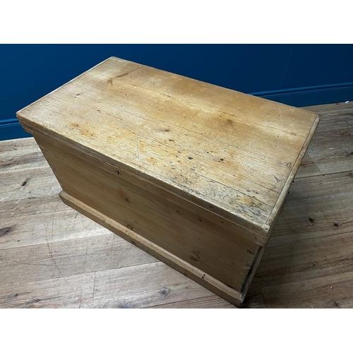 18 - 19th C. pine trunk {56cm H x 100cm W x 56cm D}