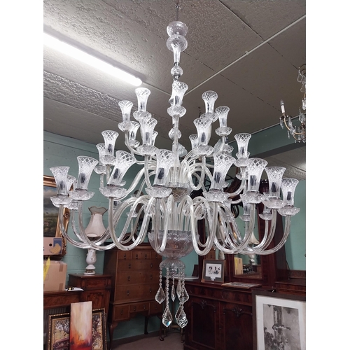 180 - Large Tipperary crystal chandelier {196 cm H x 139 cm Dia.}.