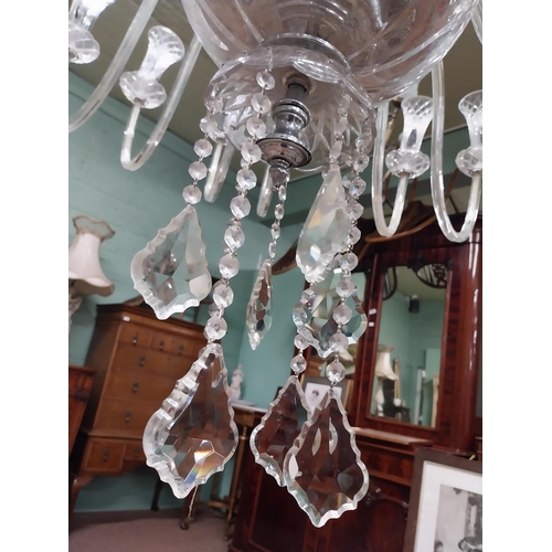 180 - Large Tipperary crystal chandelier {196 cm H x 139 cm Dia.}.