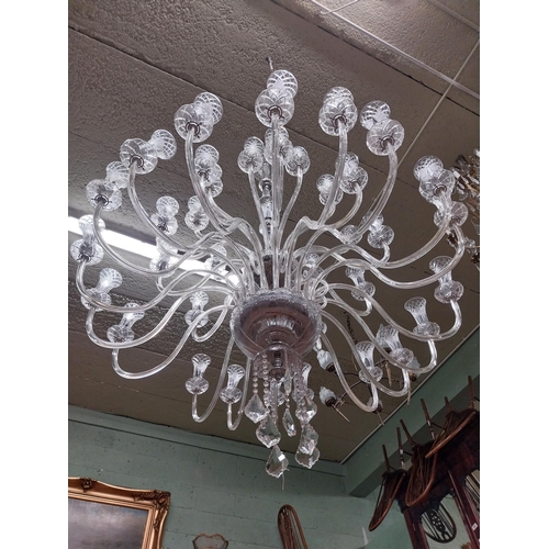 180 - Large Tipperary crystal chandelier {196 cm H x 139 cm Dia.}.