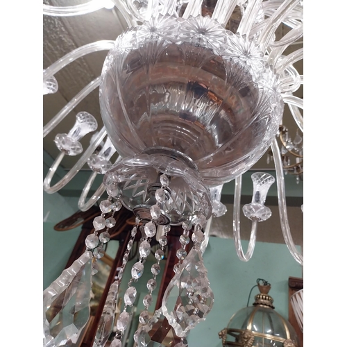 180 - Large Tipperary crystal chandelier {196 cm H x 139 cm Dia.}.