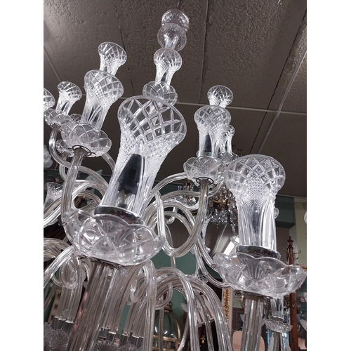 180 - Large Tipperary crystal chandelier {196 cm H x 139 cm Dia.}.