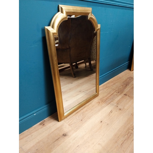 224 - Good quality French gilt wall mirror. {95 cm H x 61 cm W}.