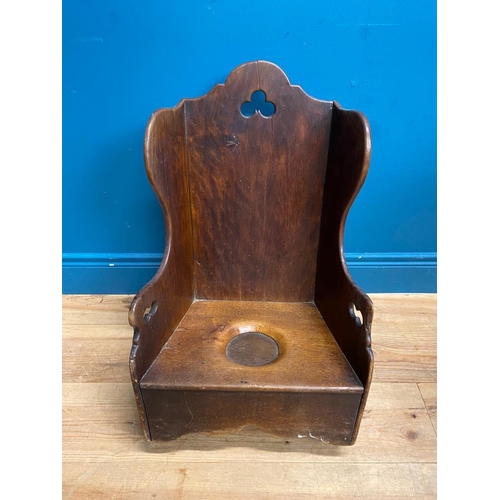 232 - 19th C. mahogany Child's rocking chair. {66 cm H x 40 cm W x 40 cm D}.