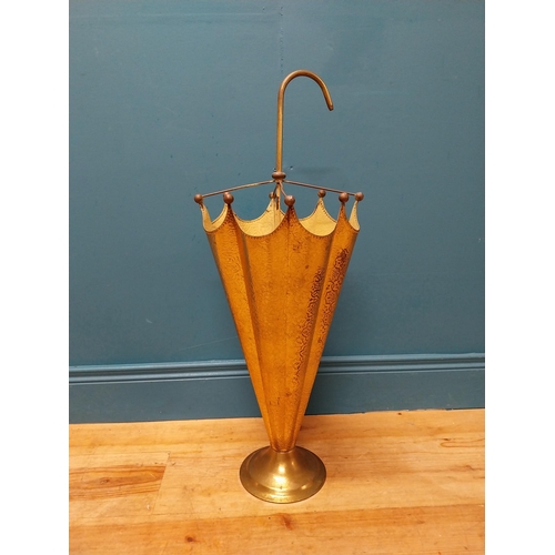 260 - 1950's stick stand in the form of an umbrella. {75 cm H x 30 cm Dia.}.