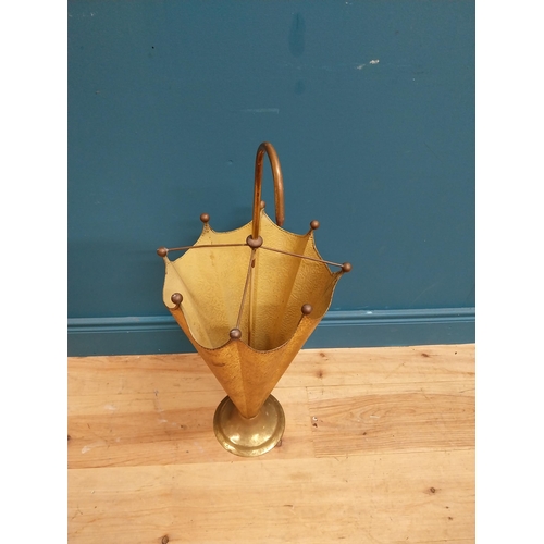 260 - 1950's stick stand in the form of an umbrella. {75 cm H x 30 cm Dia.}.