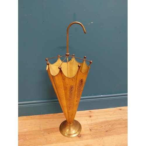 260 - 1950's stick stand in the form of an umbrella. {75 cm H x 30 cm Dia.}.