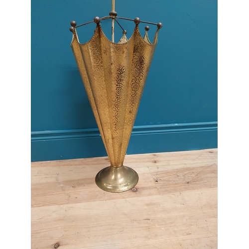 260 - 1950's stick stand in the form of an umbrella. {75 cm H x 30 cm Dia.}.