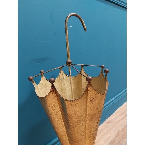 260 - 1950's stick stand in the form of an umbrella. {75 cm H x 30 cm Dia.}.