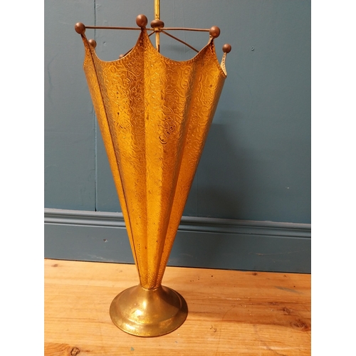 260 - 1950's stick stand in the form of an umbrella. {75 cm H x 30 cm Dia.}.