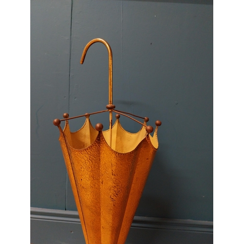 260 - 1950's stick stand in the form of an umbrella. {75 cm H x 30 cm Dia.}.