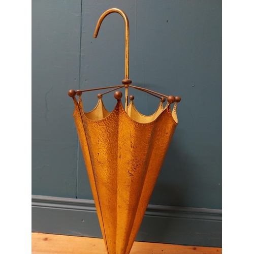 260 - 1950's stick stand in the form of an umbrella. {75 cm H x 30 cm Dia.}.