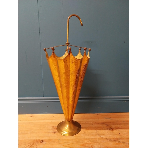 260 - 1950's stick stand in the form of an umbrella. {75 cm H x 30 cm Dia.}.