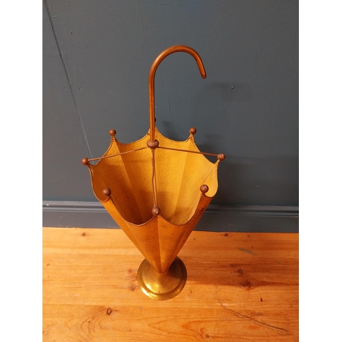 260 - 1950's stick stand in the form of an umbrella. {75 cm H x 30 cm Dia.}.