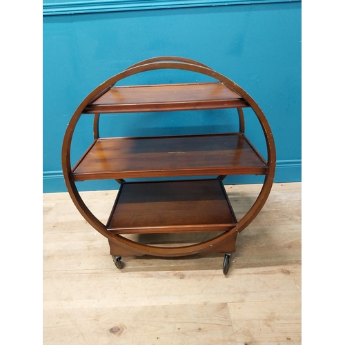 629 - 1950's mahogany cocktail bar. {78 cm H x 70 cm W x 43 cm D}