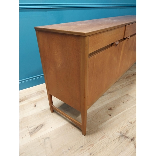 68 - Mid century teak sideboard {84cm H x 185cm W x 46cm D}