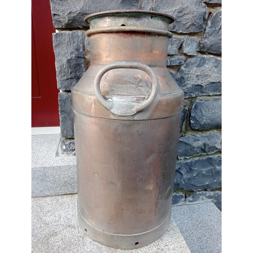 473 - Brass milk churn {H 56cm x Dia 30cm } (NOT AVAILABLE TO VIEW IN PERSON)