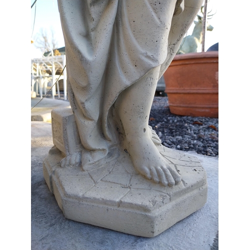 744 - Composition statue of Venus {78cm H x 22cm W x 23cm D}