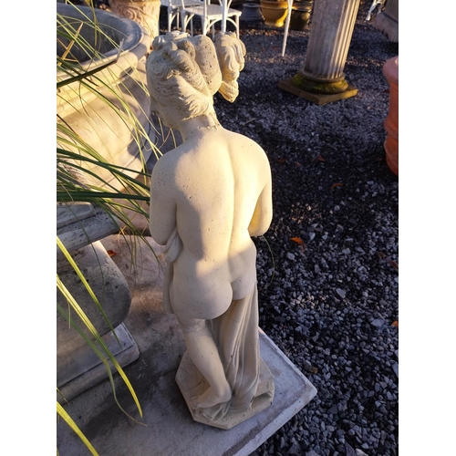 744 - Composition statue of Venus {78cm H x 22cm W x 23cm D}