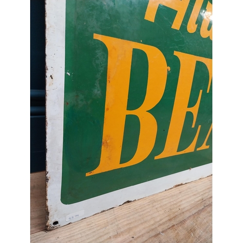 399 - Always Ask For Beamish enamel advertising sign. {61 cm H x 92 cm W}.