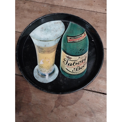 101 - Tuborg Beer and Benson and Hedges tinplate advertising trays.