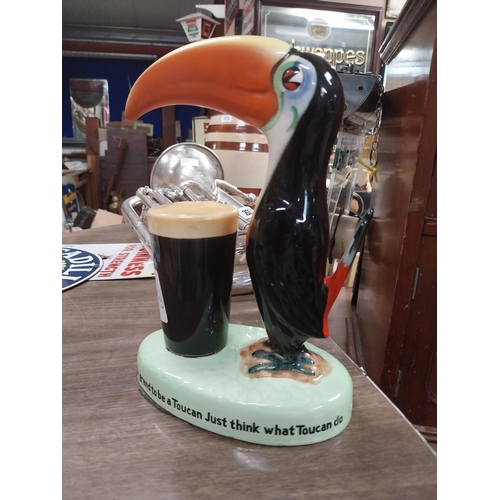 1125 - Guinness is Good for you ceramic Toucan advertising figure {23 cm H x 16 cm W x 10 cm D