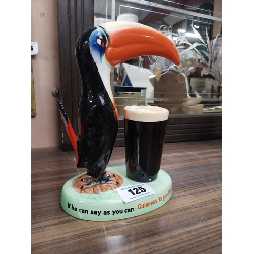 125 - Guinness Toucan ceramic Carltonware advertising figure. {23 cm H x 17 cm W x 10 cm D}.