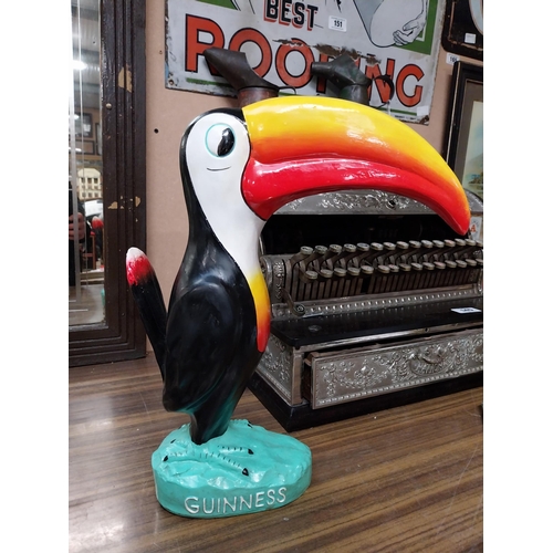 135 - Guinness Toucan resin advertising figure. {42 cm H x 33 cm W x 12 cm D}.