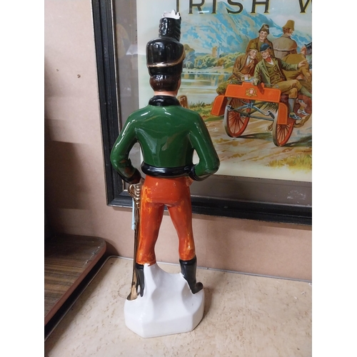 159 - Irish Mist ceramic advertising figure. {30 cm H x 15 cm Dia.}.