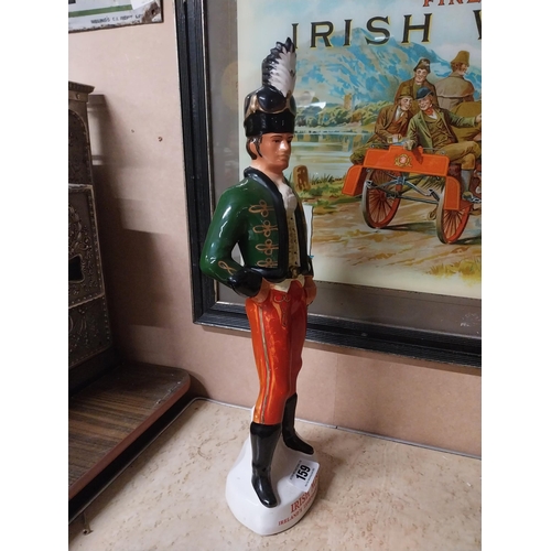 159 - Irish Mist ceramic advertising figure. {30 cm H x 15 cm Dia.}.