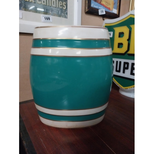 175 - Brandy Spirit ceramic barrel. {28 cm H x 25 cm W}.