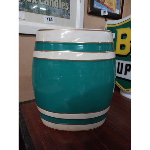 175 - Brandy Spirit ceramic barrel. {28 cm H x 25 cm W}.