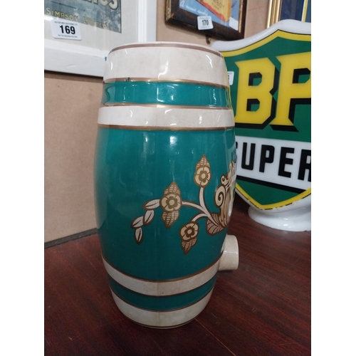 175 - Brandy Spirit ceramic barrel. {28 cm H x 25 cm W}.