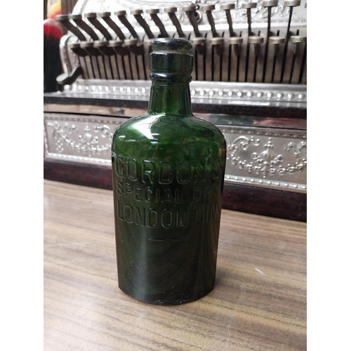 206 - R Greacen Westenra Arms Monaghan Stout Bottle {23 cm H x 6 cm Dia.} and Gordons Special Dry London G... 