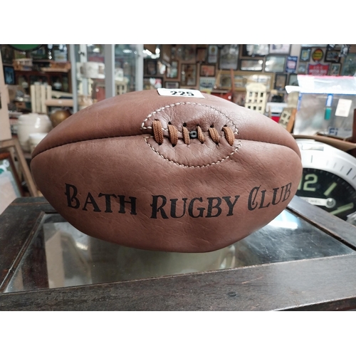 225 - Bath Rugby Club rugby ball.