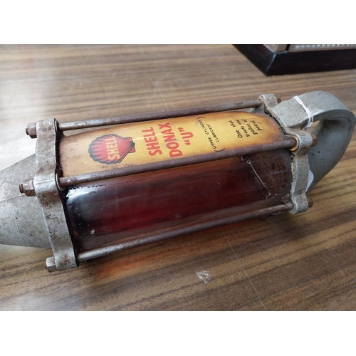 278 - Shell Donex  oil pump. {28 cm H x 11 cm W}.