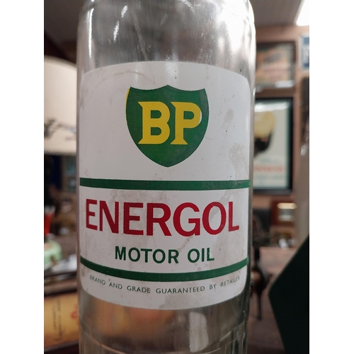 279 - BP Energol oil bottle with original cap. {35 cm H}