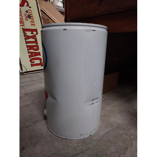 286 - 1960's Esso five gallon oil drum. {47 cm H x 28 cm W}.