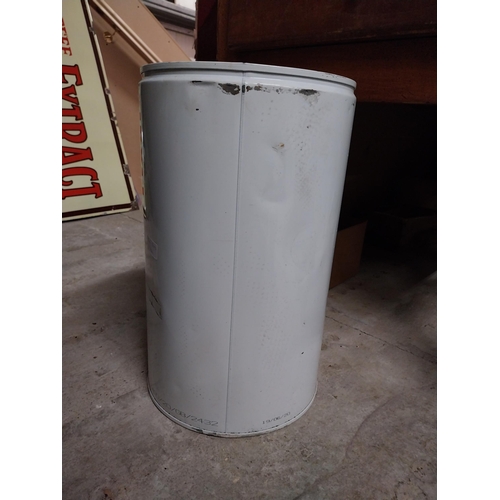 286 - 1960's Esso five gallon oil drum. {47 cm H x 28 cm W}.