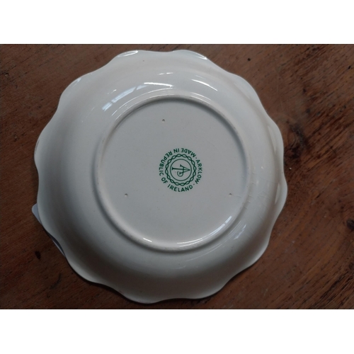 312 - Art of Guinness ceramic Arklow pottery advertising ashtray. {3 cm H x 14 cm Dia.}.