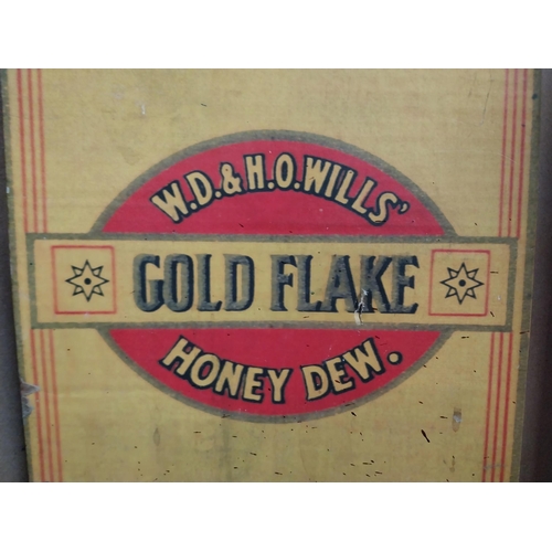 343 - W D and H O Wills Honeydew Tobacco framed advertising print. {41 cm H x 23 cm W}.