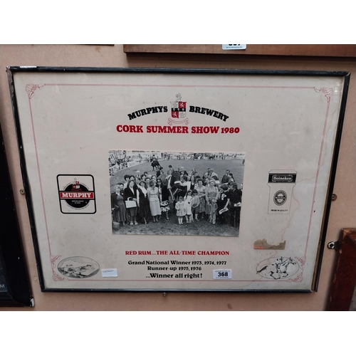 368 - Murphys Stout Summer Show 1980 Red Rum Champion of All time framed print  {52 cm H x 70 cm W}