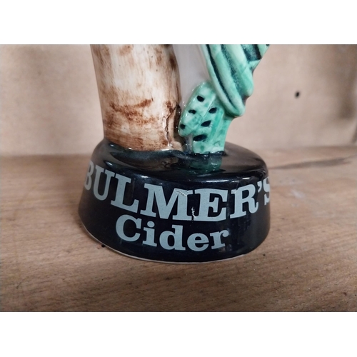 445 - Bulmer's Cider ceramic Woodpecker Carltonware advertising figure. {19 cm H x 10 cm W x 8 cm D}.