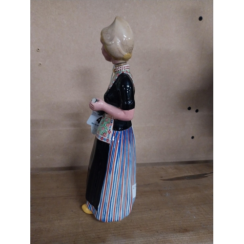 448 - Bols ceramic advertising figure in form of Bottle. {15 cm H x 10 cm W x 7 cm D}.